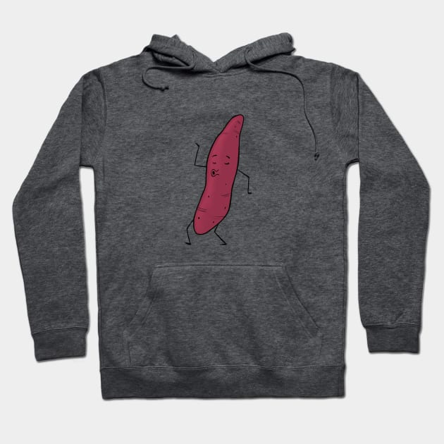 Funny sweet potato Hoodie by Berthox